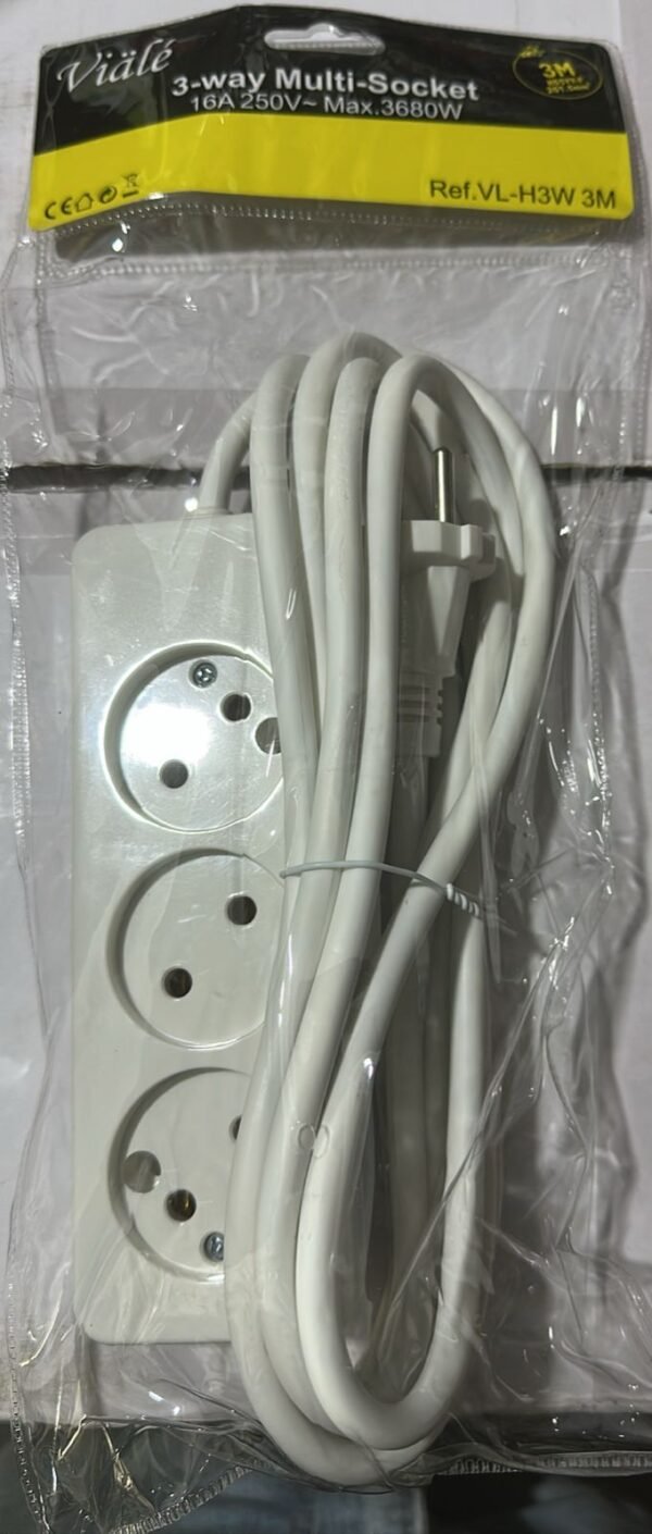 Extension 3 way with cable 3meter