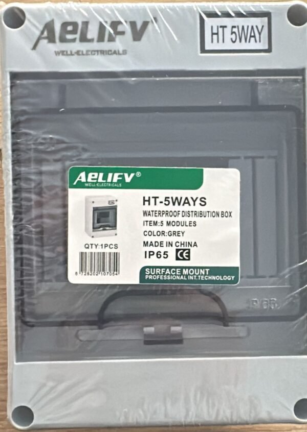 Panel Board Exposed WP Ip66 1 Row 5 module